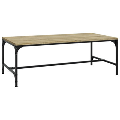 Berkfield Industrial Coffee Table Sonoma Oak 100X50X35 Cm Engineered Wood - image 1