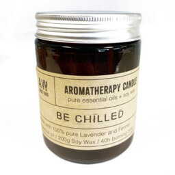 Serenityy Aromatherapy Soy Wax Candle - Be Chilled - 200G Amber Glass Jar, 40H Burn Time - thumbnail 2