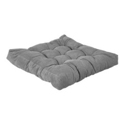 Living And Home Supportive And Comfortable Corduroy Chair Cushion Seat Pad Tatami Cushion Indoor And Outdoor 55Cm W X 55Cm D X 5Cm H Grey - thumbnail 1