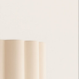 CGC Lighting Cgc Lena Matt Black Straight Floor Lamp With Large Scalloped Lampshade - thumbnail 3