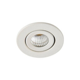 Luminosa Lighting Luminosa Lalo Tilt Led Indoor Recessed Tilt Matt White Paint & Clear Acrylic 4000K - thumbnail 4