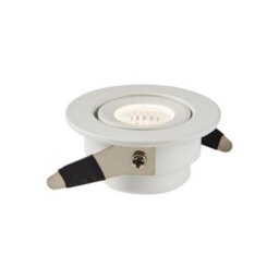 Luminosa Lighting Luminosa Lalo Tilt Led Indoor Recessed Tilt Matt White Paint & Clear Acrylic 4000K - thumbnail 6