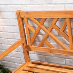 Alfresia 3 Seater Acacia Wood Garden Bench, 161 X 62.5 X 91Cm - thumbnail 8