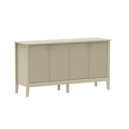 Melody Maison Large Taupe 4 Door Sideboard - Hales Taupe Range - thumbnail 6