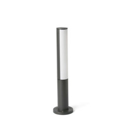 Luminosa Lighting Luminosa Beret Led Outdoor Short Bollard Light Dark Grey Ip54 - thumbnail 1