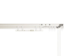 Curtains At Homes Aluminium Bendable Contour Corded Curtain Track Set With Overlap Arms - 300Cm - thumbnail 2