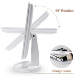 Fascinate Portable Makeup Vanity Mirror With Lights And Detachable 10X Magnification - thumbnail 7