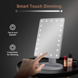 Fascinate Portable Makeup Vanity Mirror With Lights And Detachable 10X Magnification - thumbnail 2