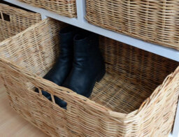 Statement Furniture Tetbury 10 Drawer Storage Unit- White With Wicker Baskets - thumbnail 5