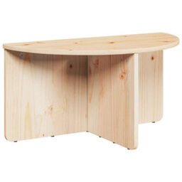 Berkfield Coffee Table 2 Pcs Natural 79 X 39.5 X 40 Cm Solid Pine Wood - thumbnail 6