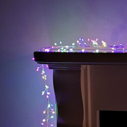 Samuel Alexander 800 Led 5.5M Premier Christmas Indoor Outdoor Wire Cluster Lights With Timer In Multicoloured - thumbnail 7