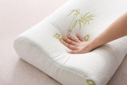 Homespace Direct Ltd Contoured Memory Foam Bamboo Pillow - thumbnail 5