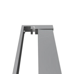 Probaty Bathrooms Walkin Wet Room Shower Enclosure Glass Screen  Towel Rail Rack 1200mm - thumbnail 5