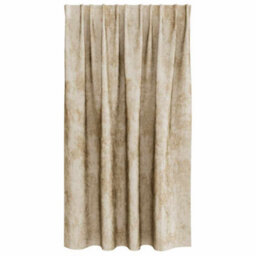 Berkfield Classic Curtain With Curtains 2 Pcs Cream 140 X 140 Cm Velvet - thumbnail 4