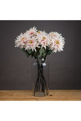 Lush Pink Dahlia Artificial Flower Stem For Elegant Arrangements - image 1