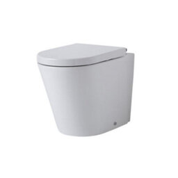 Homestylestore 1050mm Black Grey Bathroom Combination Vanity Toilet Unit With Chrome Finger Pull Handle - thumbnail 3