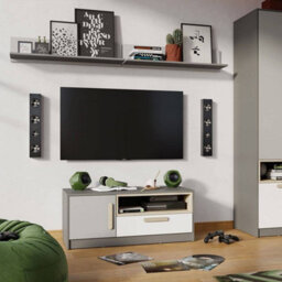 Arte Pok Tv Cabinet ( W)1000mm (H)410mm (D)500mm - Compact Children's Gaming Area - thumbnail 4