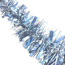 HSD Chunky Midnight Blue Tinsel Garland - 2M (6.5Ft), Festive Christmas & Party Decoration, Mantel & Home Decor