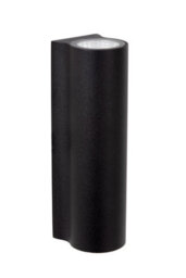 Lucide Akra Wall Light Outdoor - Led 2700K Ip54 - Black - thumbnail 2