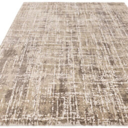 Furniturebox Uk Iona Textured Beige Abstract Rug 160X230 - thumbnail 3