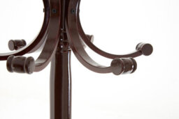 Orsina Mahogany Finish Coat Stand Freestanding Durable And Sturdy - thumbnail 4