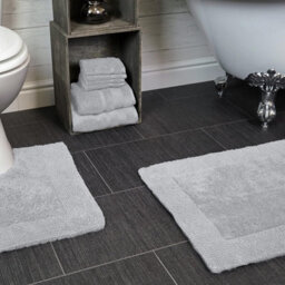 Allure Bath Fashions Elegance Reversible Heavyweight Pedestal Mat - Dove Grey - thumbnail 3