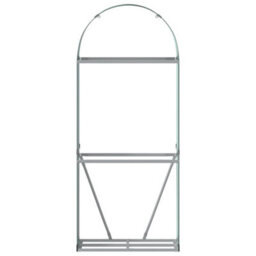 Walplus Log Holder Green 80X45X190 Cm Galvanised Steel - thumbnail 4