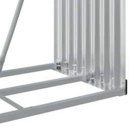 Walplus Log Holder Green 80X45X190 Cm Galvanised Steel - thumbnail 8