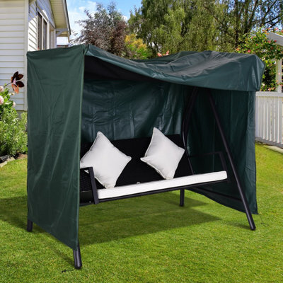 Outsunny Garden Furniture Protector Patio Swing Chair Cover Green - image 1