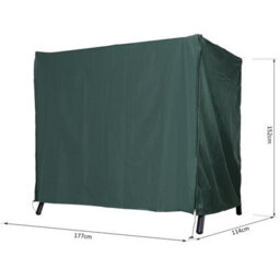 Outsunny Garden Furniture Protector Patio Swing Chair Cover Green - thumbnail 3