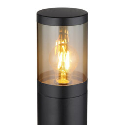 Luminosa Lighting Luminosa Xeloo Outdoor Bollard Matt Black Ip44 1X E27 - thumbnail 3