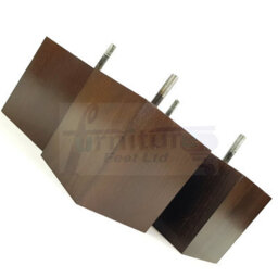 L&F 4X Solid Wooden Feet Replacement Furniture Legs 90mm Height Sofas Chairs Stools M8 Tsp2037 Antique Brown - thumbnail 3