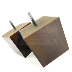 L&F 4X Solid Wooden Feet Replacement Furniture Legs 90mm Height Sofas Chairs Stools M8 Tsp2037 Antique Brown - thumbnail 5
