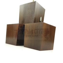 L&F 4X Solid Wooden Feet Replacement Furniture Legs 90mm Height Sofas Chairs Stools M8 Tsp2037 Antique Brown - thumbnail 4