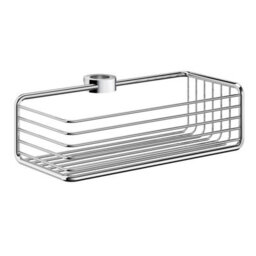 Smedbo Polished Chrome Shower Basket Soap Caddy For Riser Rail - thumbnail 1