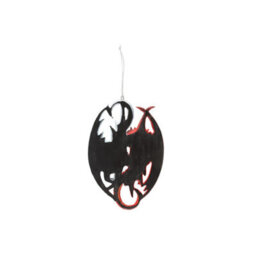 Fire & Ice Dragon Hanging Ornament By Anne Stokes - Fantasy Decor - thumbnail 4