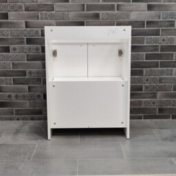 Plum&clay Denver Gloss White Floor Standing Double Bathroom Cabinet (W) 615mm - thumbnail 2