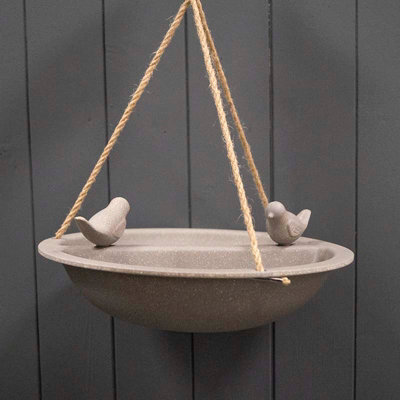 Four Candle Earthy Sustainable Hanging Birdbath/feeder - image 1