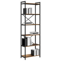 Berkfield Bookcase Old Wood 60 X 30 X 188 Cm Engineered Wood - thumbnail 3