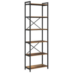 Berkfield Bookcase Old Wood 60 X 30 X 188 Cm Engineered Wood - thumbnail 2