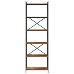 Berkfield Bookcase Old Wood 60 X 30 X 188 Cm Engineered Wood - thumbnail 5