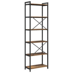 Berkfield Bookcase Old Wood 60 X 30 X 188 Cm Engineered Wood - thumbnail 7