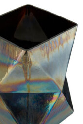Orsina Rambia Large Oil Slick Glass Candle Holder - thumbnail 5