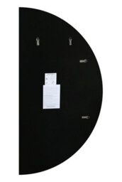Mirroroutlet The Lunae Frameless Semi Circle Moon Wall Mirror 160Cm X 80Cm - thumbnail 3