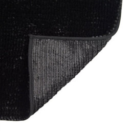 Allure Bath Fashions Velvet Chenille Bobble Bath Mat Non-Slip - Black - thumbnail 3