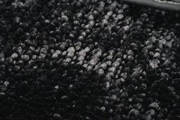 Allure Bath Fashions Velvet Chenille Bobble Bath Mat Non-Slip - Black - thumbnail 2
