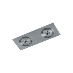 Luminosa Lighting Luminosa Fiamma Modern 2 Light Recessed Downlight Led, - thumbnail 1