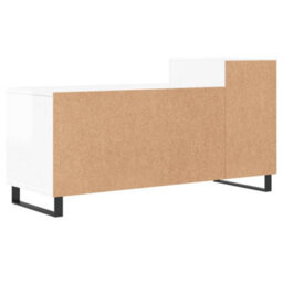 Walplus Tv Cabinet High Gloss White 100X35X55 Cm Engineered Wood - thumbnail 8