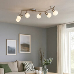 Urbn-Living 6 Arm Led Dim- Able Ceiling Spotlight Fixture 6W E14 Bulb Included - thumbnail 2