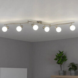 Urbn-Living 6 Arm Led Dim- Able Ceiling Spotlight Fixture 6W E14 Bulb Included - thumbnail 3